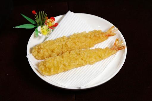 えびの天ぷら 美味しい,おいしい,料理の写真素材