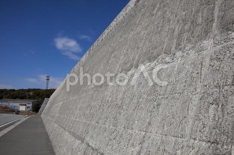 赤羽根漁港の防潮堤3 防潮堤,コンクリート,赤羽根町の写真素材