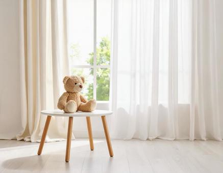 子どもを待つベア 子どもを待つベアの写真