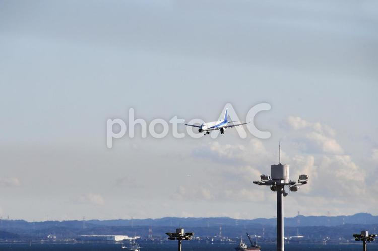 羽田空港の飛行機 飛行機,旅客機,羽田空港の写真素材