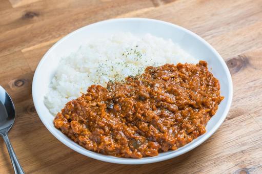 キーマカレー キーマカレー キーマカレー,カレー,ライスの写真素材