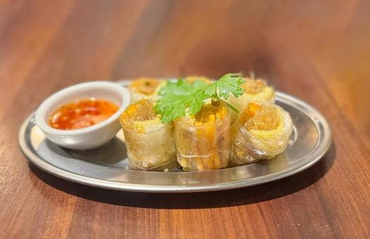 生春巻き 生春巻き 生春巻き,タイ料理,ベトナム料理の写真素材