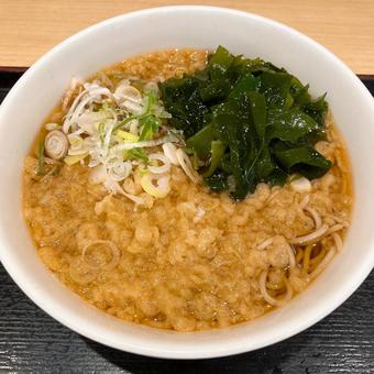 たぬきわかめそば たぬきわかめそば そば,たぬきそば,わかめそばの写真素材