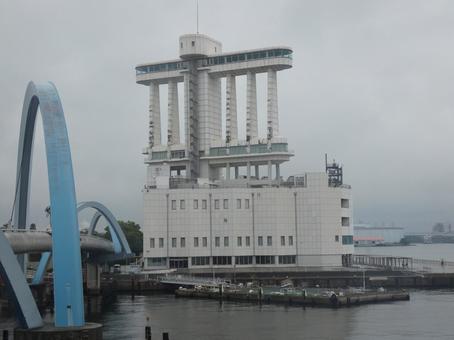 名古屋港ポートビル 名古屋港ポートビル,名古屋港,ポートビルの写真素材