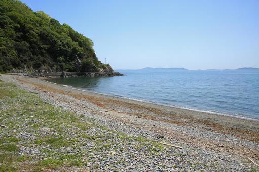 兵庫県赤穂市 福浦海水浴場 兵庫県赤穂市 福浦海水浴場 福浦海水浴場,福浦,海水浴の写真素材
