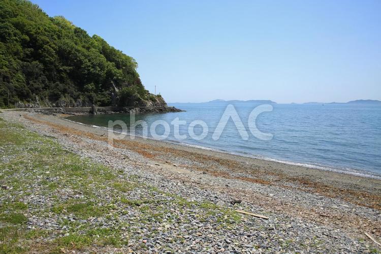 兵庫県赤穂市　福浦海水浴場 福浦海水浴場,福浦,海水浴の写真素材