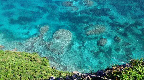三角点 三角点,宮古島,沖縄の写真素材