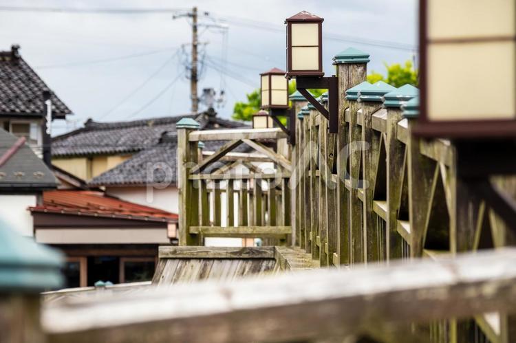 山居倉庫の風景⒆ 山居倉庫,山形県,酒田市の写真素材