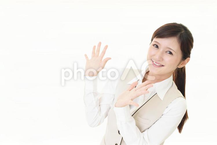 笑顔のビジネスウーマン 女性,ビジネスウーマン,女の写真素材