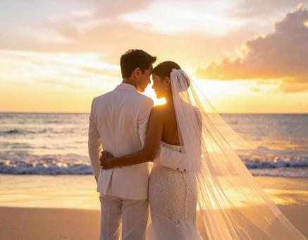 海辺の結婚式 海辺の結婚式の写真