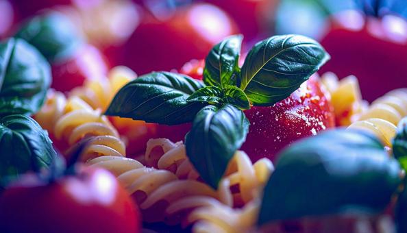 トマトパスタの写真