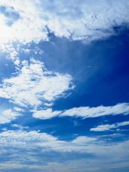 夏の空・青空と雲 夏の空・青空と雲 夏,青空,晴れの写真素材