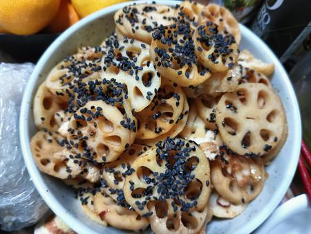 レンコン レンコン,蓮根,きんぴらの写真素材