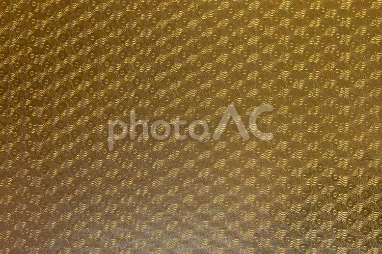 金箔模様入り 金箔,和紙,背景の写真素材