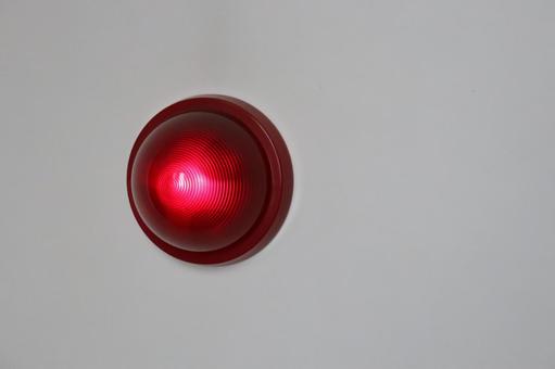 火災報知器の赤いランプ 赤い,ランプ,火災報知器の写真素材