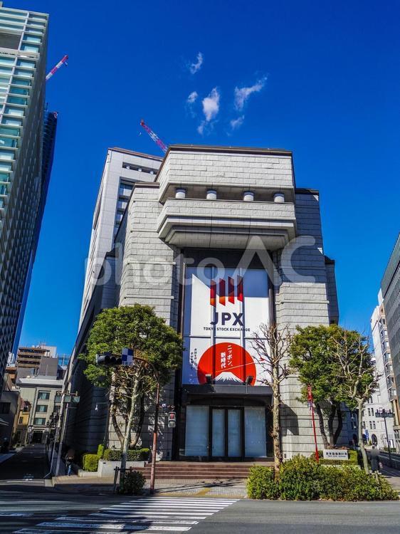 【東京都】日本橋兜町・東京証券取引所 東京証券取引所,日本橋兜町,金融の写真素材