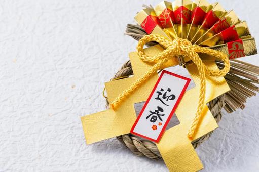 正月のお飾り お正月,年賀状,年賀状素材の写真素材