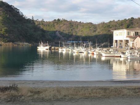 島根 世界遺産 石見銀山 温泉津港 島根 世界遺産 石見銀山 温泉津港 温泉津港,石見銀山,島根の写真素材