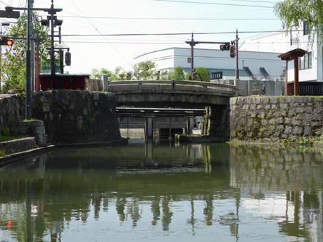 倉敷美観地区 川舟流し 舟からの風景 倉敷美観地区 川舟流し 舟からの風景 倉敷美観地区,川舟流し,船着き場の写真素材