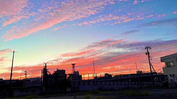 夕日 夕日の写真