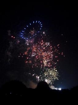 打上げ花火 打上げ花火の写真