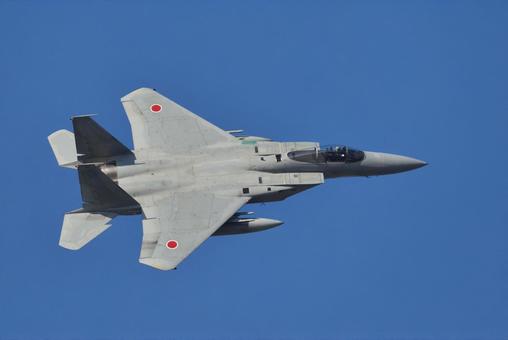 主翼を魅せるF-15J 機動飛行② 主翼を魅せるF-15J 機動飛行② fー15,戦闘機,機動飛行の写真素材