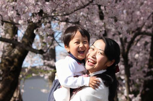 Mother and Child 28 Cherry, celefa, into the park, happiness, JPG