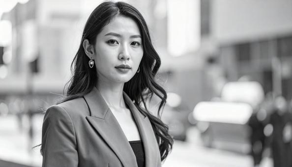 おしゃれでエレガントな日本人女性の写真