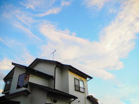 房子和藍天 房子和藍天