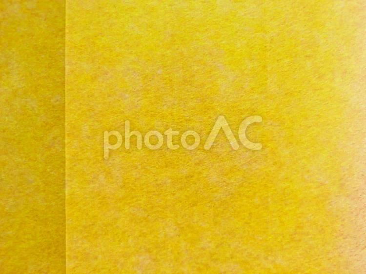 和紙　ざらざらした黄色(左ライン) 和紙,紙,和風の写真素材
