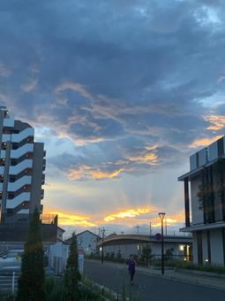 夕焼け 夕焼けの写真