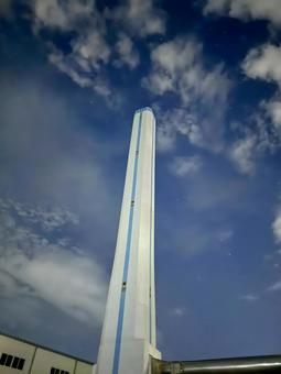 Photo, tower, incinerator, garbage, 