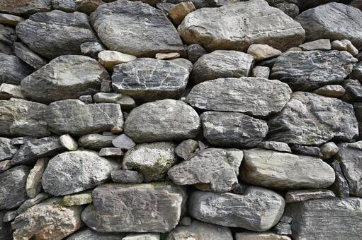 石垣のテクスチャ１  石垣,石壁,野面積みの写真素材