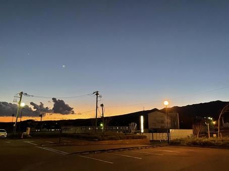 夕暮れ 夕暮れの写真