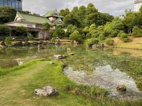 富山城址公園 富山城址公園 富山城址公園,庭園,池の写真素材