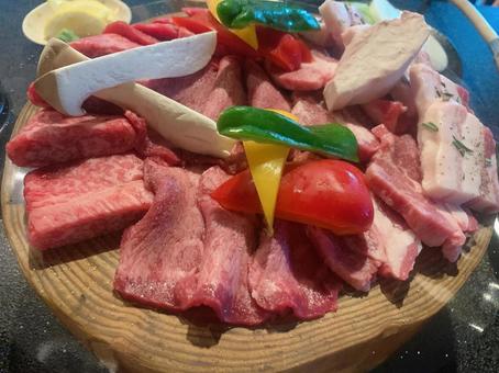 生肉のセット 生肉のセットの写真