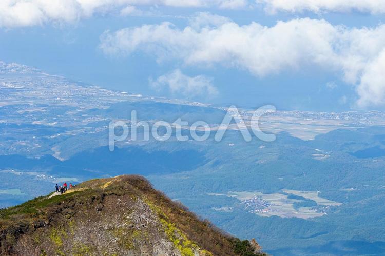 大山山頂 登山（鳥取） 登山,山頂,鳥取の写真素材