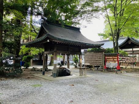 駒形神社 手水舎 駒形神社 手水舎の写真