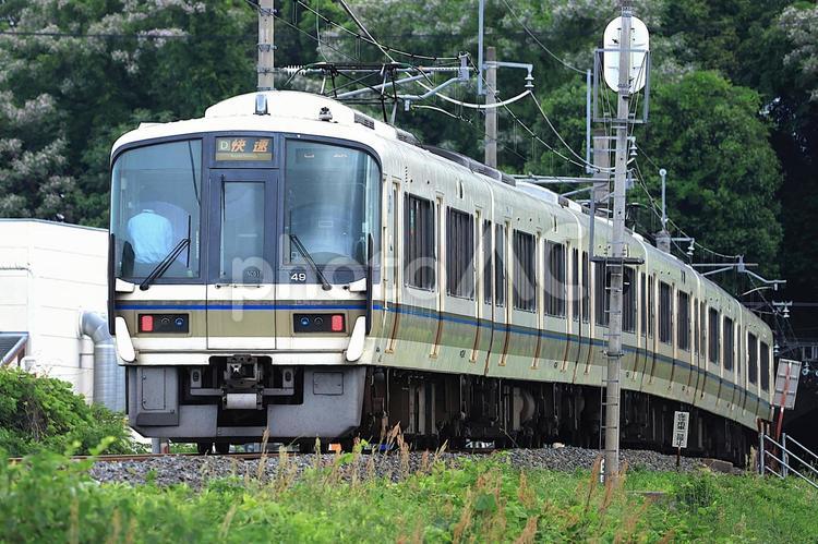 JR西日本 221系（奈良線） 221系,電車,jrの写真素材