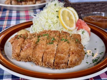 厚切りとんかつ カツ,トンカツ,豚肉の写真素材