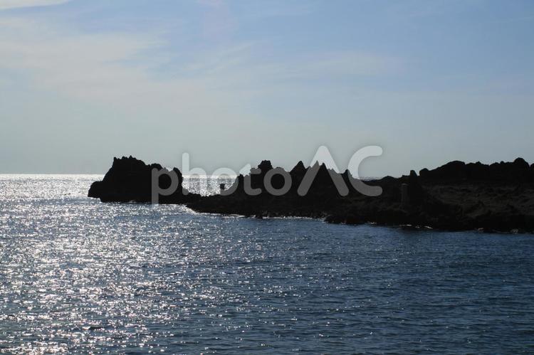 佐渡の海 海,海岸,岸壁の写真素材
