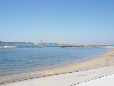 日間賀島の海岸 海岸,海,砂浜の写真素材