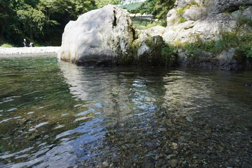 天川村みたらい渓谷の川 天川村みたらい渓谷の川の写真