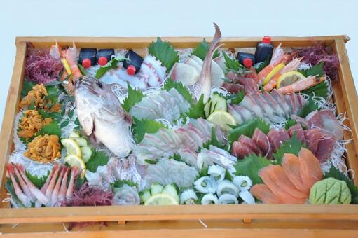 新鮮な刺身の盛り合わせ 刺身,和食,料理の写真素材