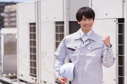 作業員の男性。 作業員の男性。 男性,人物,1人の写真素材
