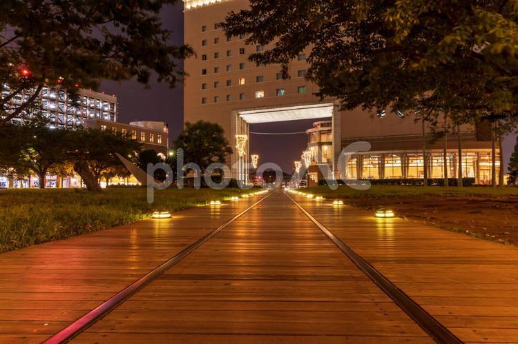 みなとみらいの夜景 みなとみらい,夜景,都市夜景の写真素材