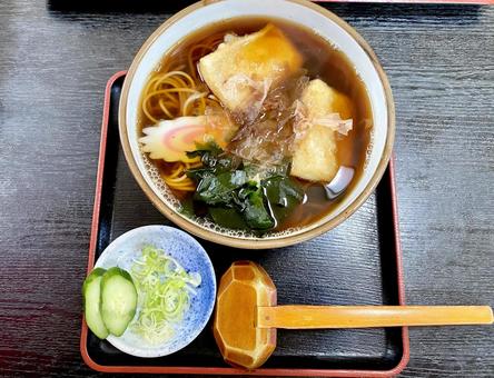 お餅が入った力そば そば,ソバ,蕎麦の写真素材