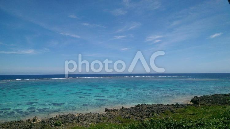 宮古島の海 宮古島,沖縄,海の写真素材