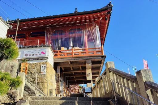 【広島県】尾道千光寺 【広島県】尾道千光寺 尾道,千光寺,街並みの写真素材