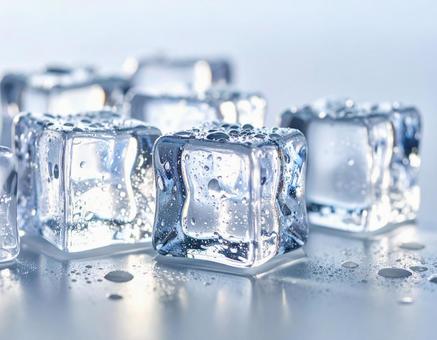 透明感ある氷のクローズアップ① 透明感ある氷のクローズアップ①の写真